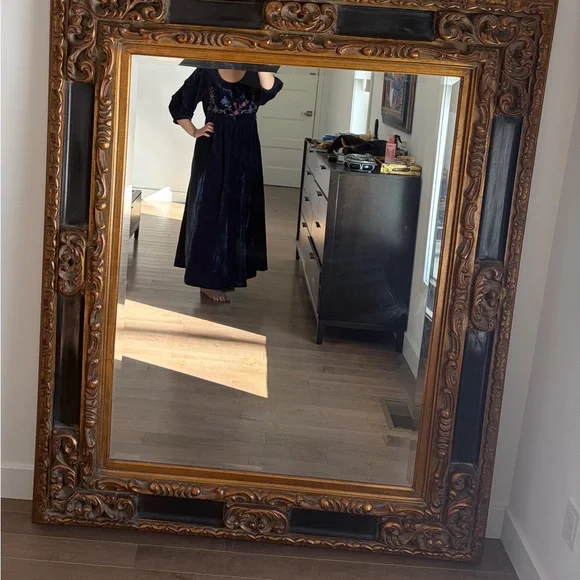 April Cornell Midnight Blue Velvet Dress - Picture 7 of 8